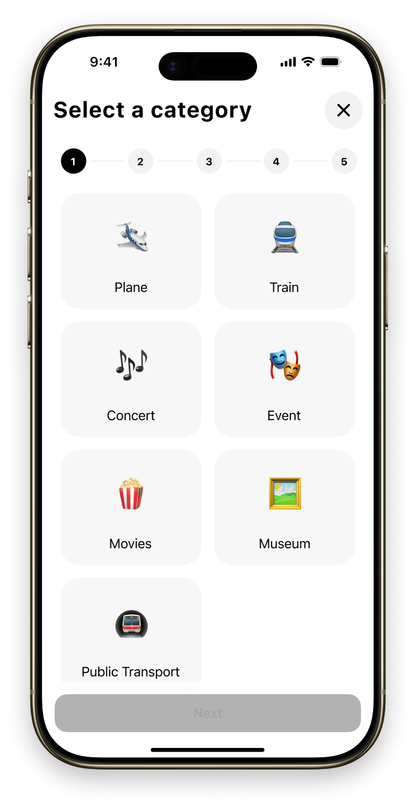 A Lumoria ticket on iPhone